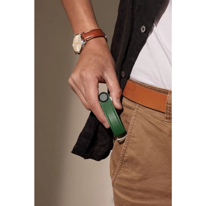 Orbitkey 2.0 Keyholder Pebbled Leather Emerald 2 Orbitkey 2.0 Keyholder Pebbled Leather Emerald - Afbeelding 2