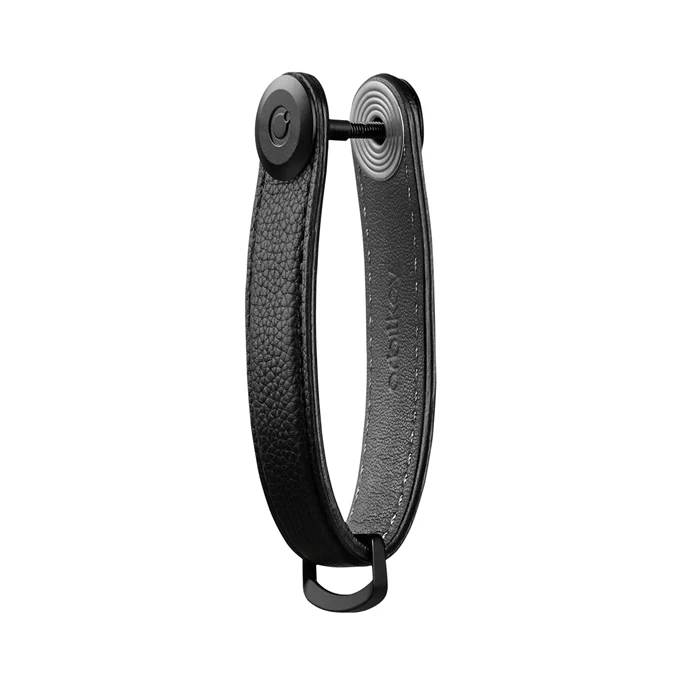 Orbitkey 2.0 Keyholder Pebbled Leather Caviar 4 Orbitkey 2.0 Keyholder Pebbled Leather Caviar - Image 4