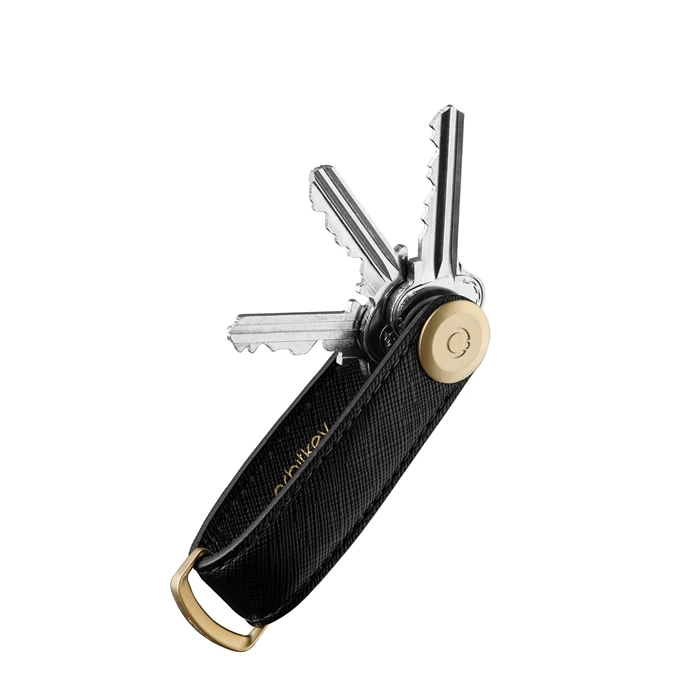 Orbitkey 2.0 Saffiano Leather Liquorice Black 1 Orbitkey 2.0 Saffiano Leather Liquorice Black