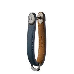 Orbitkey Crazy Horse Leather Key Organiser Marine Blue -Mode Tassen Winkel image 10120
