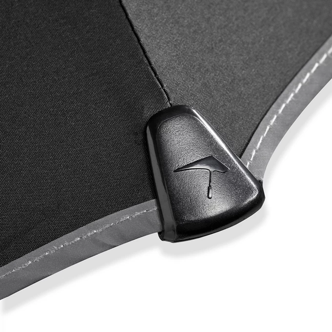 Senz Large Stick Stormparaplu Black Reflective 4 Senz Large Stick Stormparaplu Black Reflective - Image 4