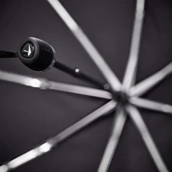 Senz Manual Opvouwbare Stormparaplu Pure Black -Mode Tassen Winkel image 10240