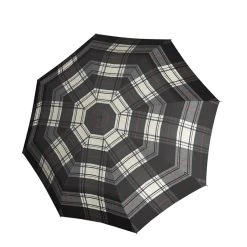 Knirps T.760 Stick Automatic Paraplu Check Black & White