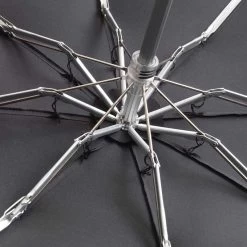 Knirps T.760 Stick Automatic Paraplu Check Black & White -Mode Tassen Winkel image 10249