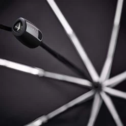 Senz Automatic Opvouwbare Stormparaplu Pure Black -Mode Tassen Winkel image 10257