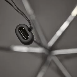 Senz Micro Manual Opvouwbare Stormparaplu Silk Grey -Mode Tassen Winkel image 10311