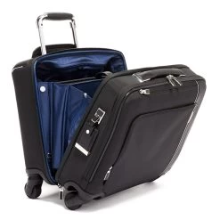 Tumi Arrivé Compact 4 Wheel Briefcase Black -Mode Tassen Winkel image 1055