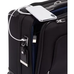 Tumi Arrivé Compact 4 Wheel Briefcase Black -Mode Tassen Winkel image 1058