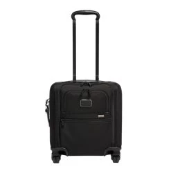 Tumi Alpha Compact 4 Wheel Brief Black