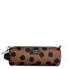 Wouf Dots School Pencil Case Camel
