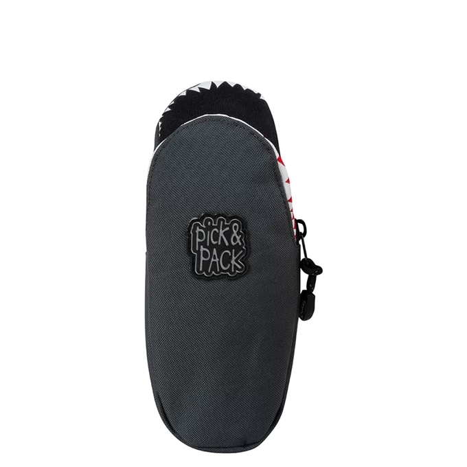 Pick & Pack Shark Shape Penncase Anthracite 3 Pick & Pack Shark Shape Penncase Anthracite - Image 3