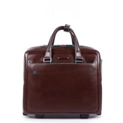 Piquadro Black Square Briefcase With Wheels Brown 11 Piquadro Black Square Briefcase With Wheels Brown -Mode Tassen Winkel image 1253