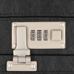 Dermata Business Leather Attaché Zwart -Mode Tassen Winkel image 1302