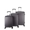 Decent Tranporto One 3-delige Kofferset Antraciet