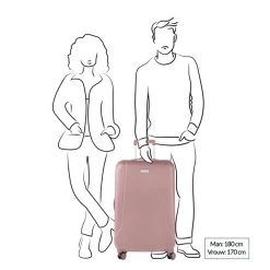 CarryOn Skyhopper Trolleyset 3pcs TSA Old Pink -Mode Tassen Winkel image 1502