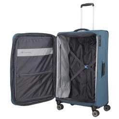 Travelite Skaii 4 Wheel Trolley L Expandable Blue -Mode Tassen Winkel image 1553