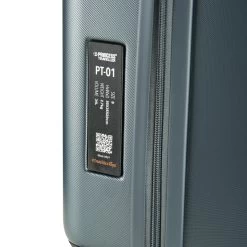 Princess Traveller PT-01 Deluxe Large Trolley Platinum Blue -Mode Tassen Winkel image 159