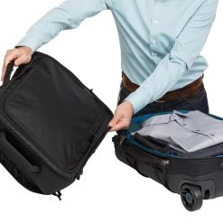 Thule Subterra Wheeled Duffel 55 Black -Mode Tassen Winkel image 1595