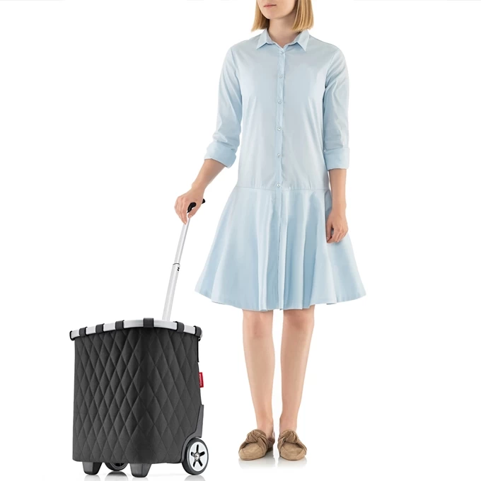 Reisenthel Shopping Carrycruiser Rhombus Black 2 Reisenthel Shopping Carrycruiser Rhombus Black - Image 2