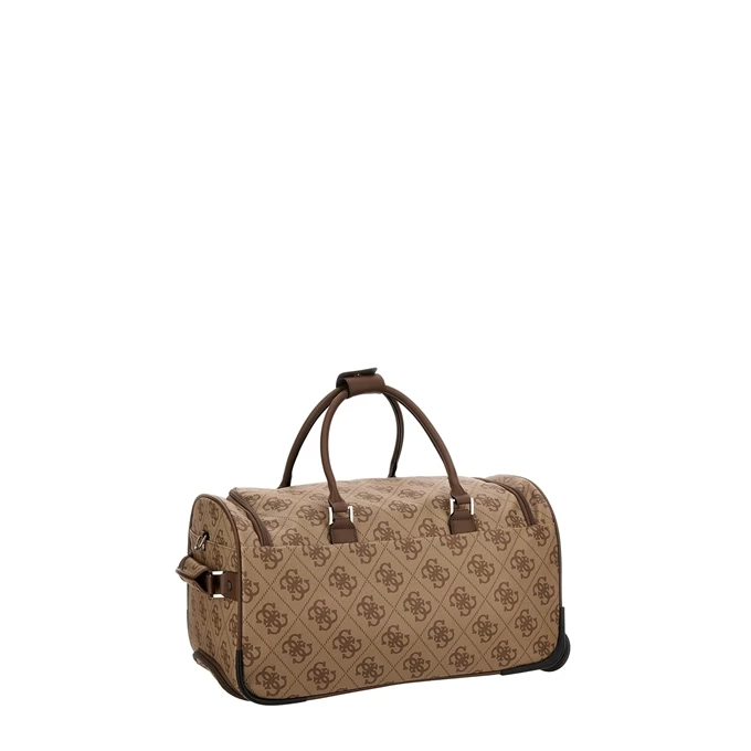 Guess Berta Wheeled Duffel Latte Logo/brown 2 Guess Berta Wheeled Duffel Latte Logo/brown - Image 2