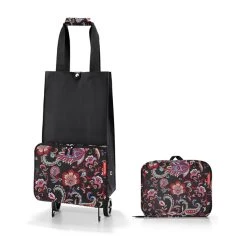 Reisenthel Shopping Foldable Trolley Paisley Black -Mode Tassen Winkel image 1721
