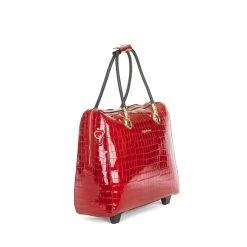 Olivia Lauren Alice Business Trolley Croco Rood -Mode Tassen Winkel image 1855