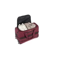 Travelite Basics Wheeled Duffle 55 Expandable Dark Red 10 Travelite Basics Wheeled Duffle 55 Expandable Dark Red -Mode Tassen Winkel image 1879
