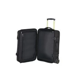 Samsonite Securipak Duffle/Wheels 55 Black Steel -Mode Tassen Winkel image 1885