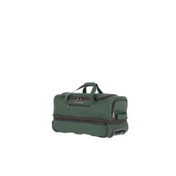 Travelite Basics Wheeled Duffle 55 Expandable Dark Green -Mode Tassen Winkel image 1928