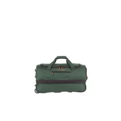 Travelite Basics Wheeled Duffle 55 Expandable Dark Green -Mode Tassen Winkel image 1929