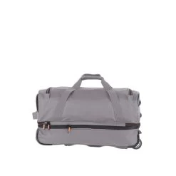 Travelite Basics Wheeled Duffle 55 Expandable Grey -Mode Tassen Winkel image 1986