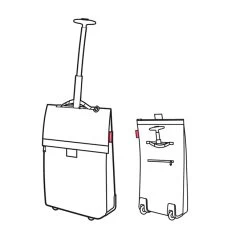 Reisenthel Shopping Trolley M Twist Silver -Mode Tassen Winkel image 2059