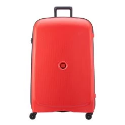 Delsey Belmont Plus 4 Wheel Trolley 83 Faded Red