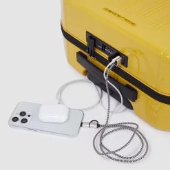 Piquadro PQ-Light Cabin Trolley 55 Shine Yellow 17 Piquadro PQ-Light Cabin Trolley 55 Shine Yellow -Mode Tassen Winkel image 248