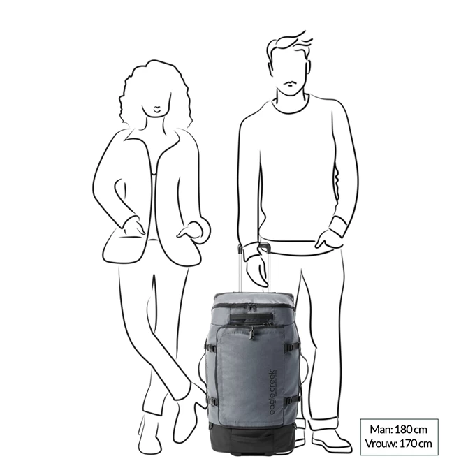 Eagle Creek Cargo Hauler XT Wheeled Duffel 90L/29" Earth Red 2 Eagle Creek Cargo Hauler XT Wheeled Duffel 90L/29" Earth Red - Image 2