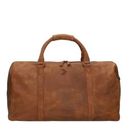 Travelbags The Base Leather Weekender Cognac
