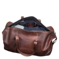 Leonhard Heyden Roma Travel Bag Dark Brown -Mode Tassen Winkel image 2879