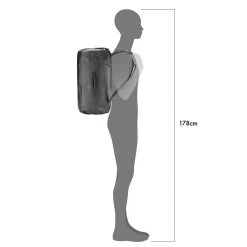 Ortlieb Metrosphere Duffle 40L Black-embossed -Mode Tassen Winkel image 3050