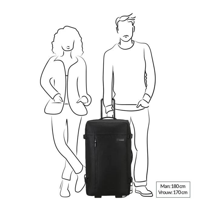 Samsonite Roader Duffle/Wheels 79 Olive Green 2 Samsonite Roader Duffle/Wheels 79 Olive Green - Image 2