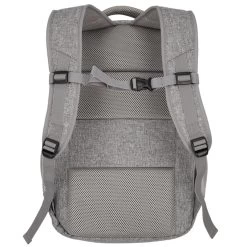 Travelite Basics Backpack Melange Light Grey -Mode Tassen Winkel image 3568