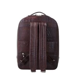FMME. Claire 13.3 Backpack Croco Brown -Mode Tassen Winkel image 3691