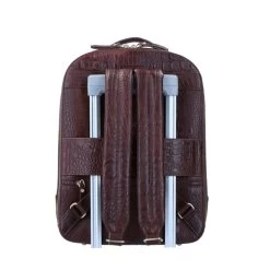 FMME. Claire 13.3 Backpack Croco Brown -Mode Tassen Winkel image 3692