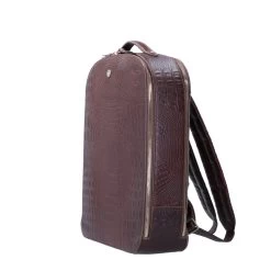 FMME. Claire 13.3 Backpack Croco Brown -Mode Tassen Winkel image 3693