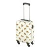 Princess Traveller Trendy Animal Leopard Cabin Trolley S White