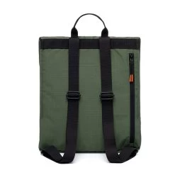 Lefrik Handy Backpack Mini Vandra Dark Sage Ripstop -Mode Tassen Winkel image 3891