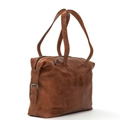 Plevier Pure Caithness Laptop Damestas 15.6" Cognac -Mode Tassen Winkel image 3958