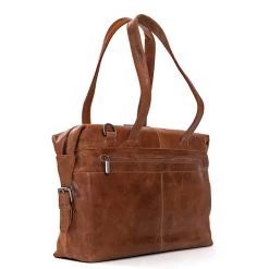 Plevier Pure Caithness Laptop Damestas 15.6" Cognac -Mode Tassen Winkel image 3959