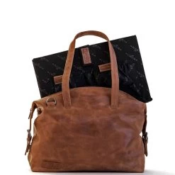 Plevier Pure Caithness Laptop Damestas 15.6" Cognac -Mode Tassen Winkel image 3962