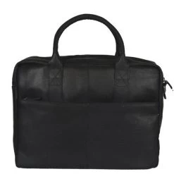 DSTRCT Limited Double Zip 15'' Laptoptas Zwart -Mode Tassen Winkel image 4022