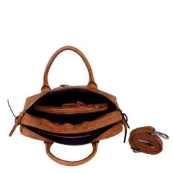 DSTRCT Wall Street Workingbag 14" Cognac -Mode Tassen Winkel image 4029